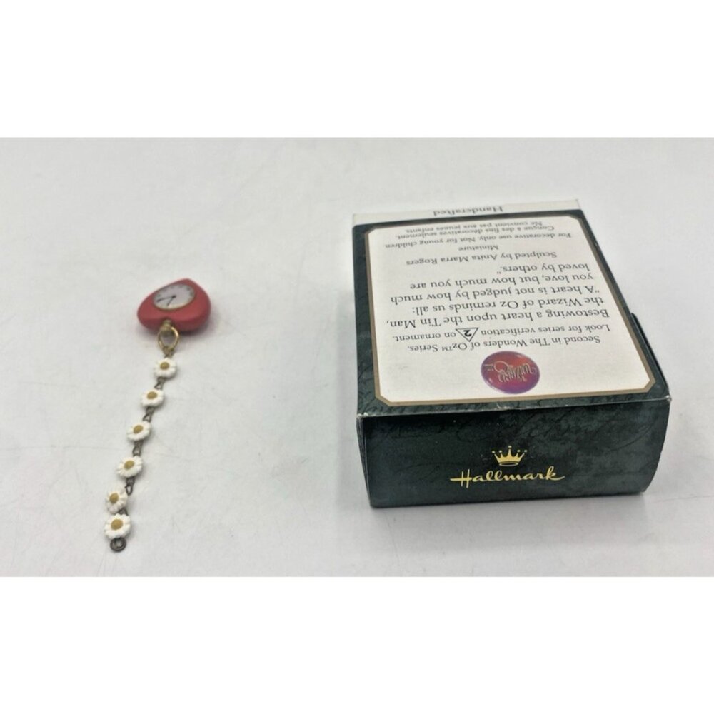 Hallmark Keepsake Miniature Ornament The Tin Man’s Heart The Wonder of Oz 2000 - Picture 5 of 13
